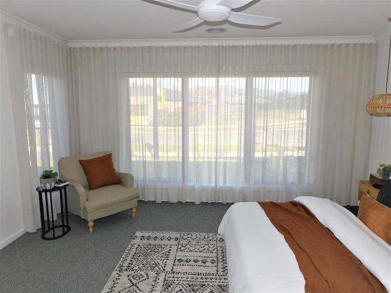 A.S. Interiors curtains & blinds work in Albury