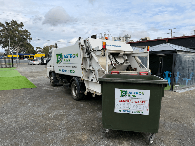 Astron Bins rubbish removal work in Dandenong