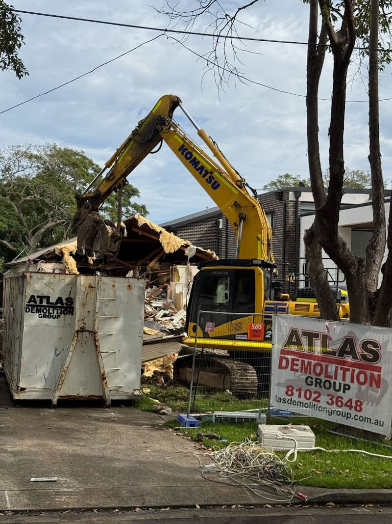 Atlas Demolition Group demolition work in Padstow