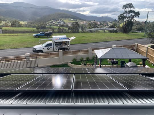 AUS Solar Energy Group (Tasmania) solar panel installation work in Hobart