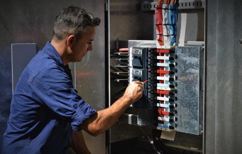 Auspower Electrical solar panel installation work in Portsmith