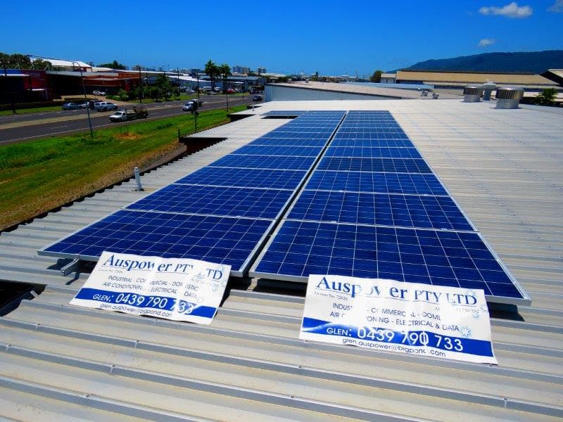 Auspower Electrical solar panel installation work in Portsmith