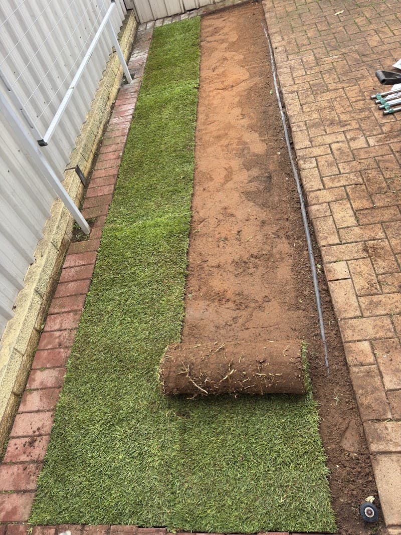 Aussie Garden Works lawn care work in Plympton