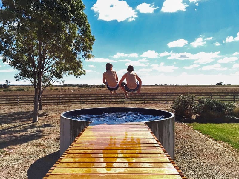Australian Plunge Pools pool builder work in Somersby