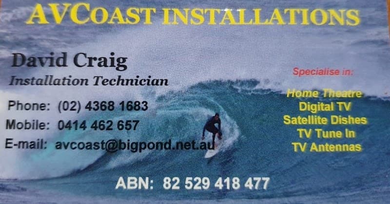 AVCOAST TV INSTALLATIONS Kincumber antenna & tv work in Kincumber