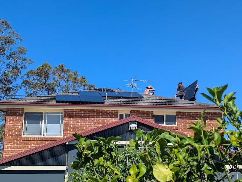 Avery Solar & Electrical solar panel installation work in Emu Plains