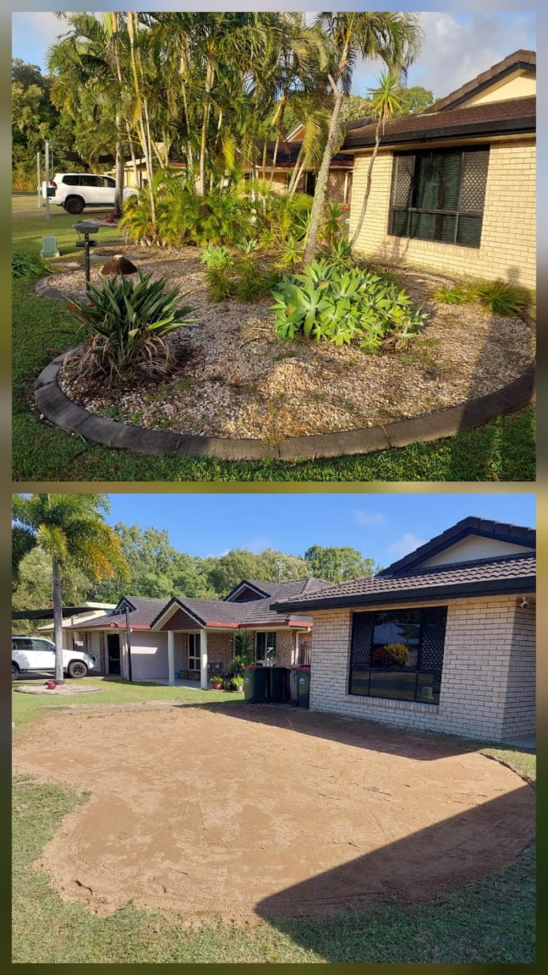 Axemen Stumpgrinding & Lawn Care gardening work in East Mackay