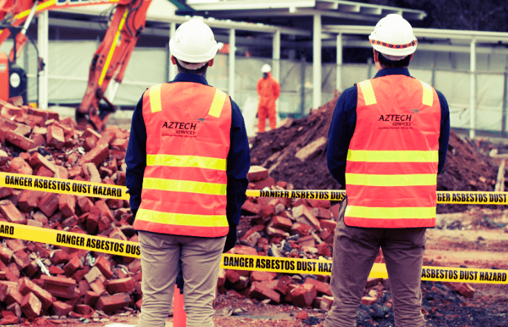 Aztech Services Sydney asbestos removal work in Revesby
