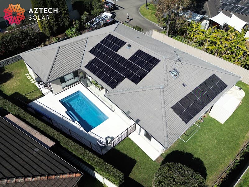 Aztech Solar solar panel installation work in Beresfield