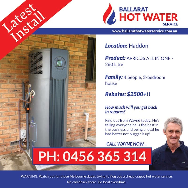 Ballarat Hot Water Service appliance repair work in Delacombe
