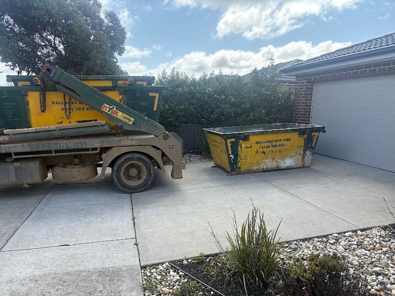 Ballarat Skip Hire rubbish removal work in Sebastopol