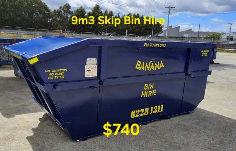 Banana Bin Hire rubbish removal work in Moonah