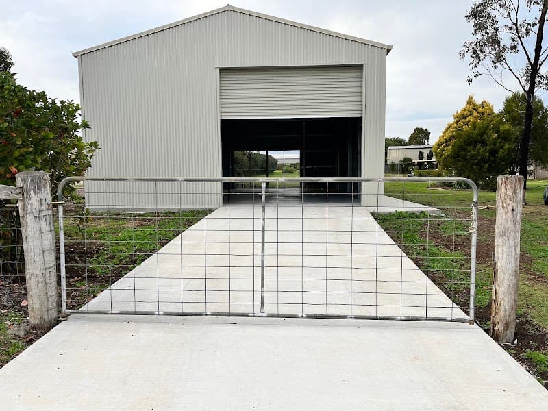 Baseup Sheds concreting work in Drayton