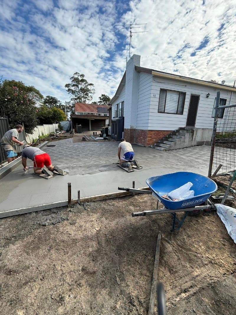 Baxters Concreting concreting work in Belmont North