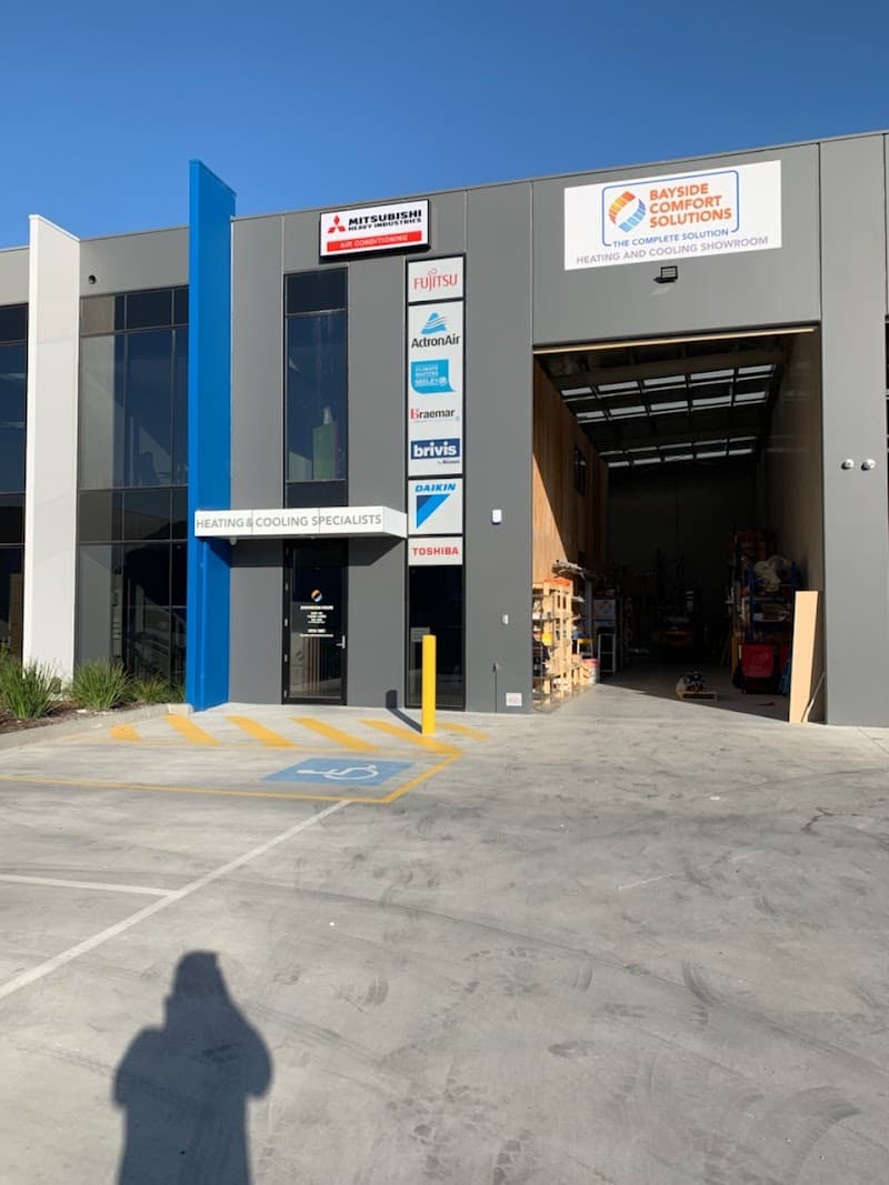 Bayside Comfort Solutions air conditioning work in Mornington