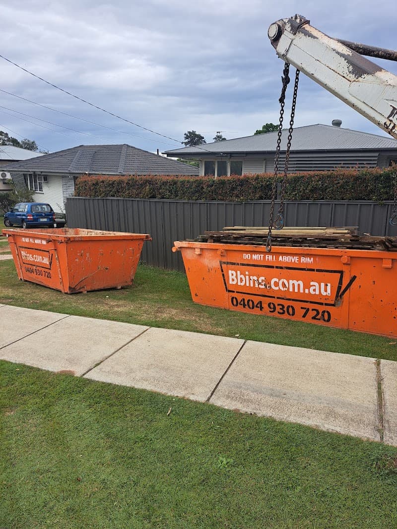 Bbins Skip Bin Hire rubbish removal work in Lawnton