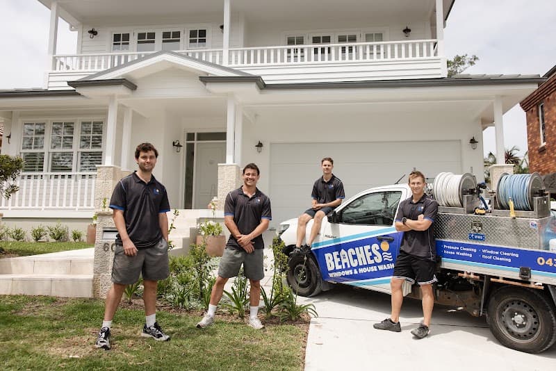 Beaches Windows and House Wash pressure washing work in Balgowlah
