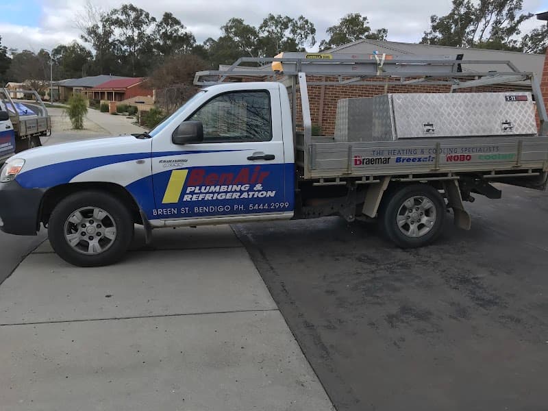 Benair Plumbing & Refrigeration air conditioning work in Golden Square
