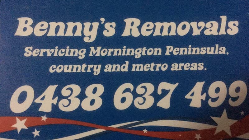Benny’s Removals removalist work in Frankston