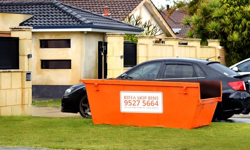 Biffa Skip Bin Hire rubbish removal work in Rockingham