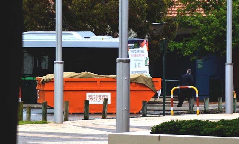 Biffa Skip Bin Hire rubbish removal work in Rockingham