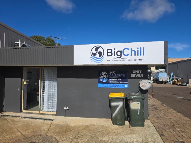 Big Chill Air Conditioning & Refrigeration air conditioning work in Mandurah