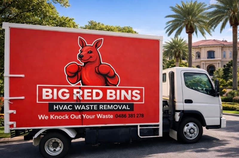 Big Red Bins rubbish removal work in Warriewood