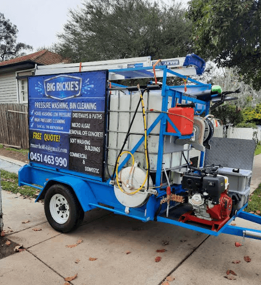 big Rickie's pressure washing & external cleaning pressure washing work in Flora Hill