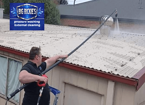 big Rickie's pressure washing & external cleaning pressure washing work in Flora Hill