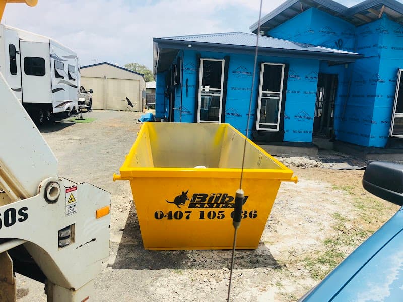Bilby Skips rubbish removal work in Thabeban