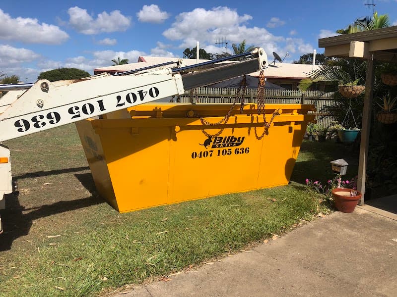 Bilby Skips rubbish removal work in Thabeban
