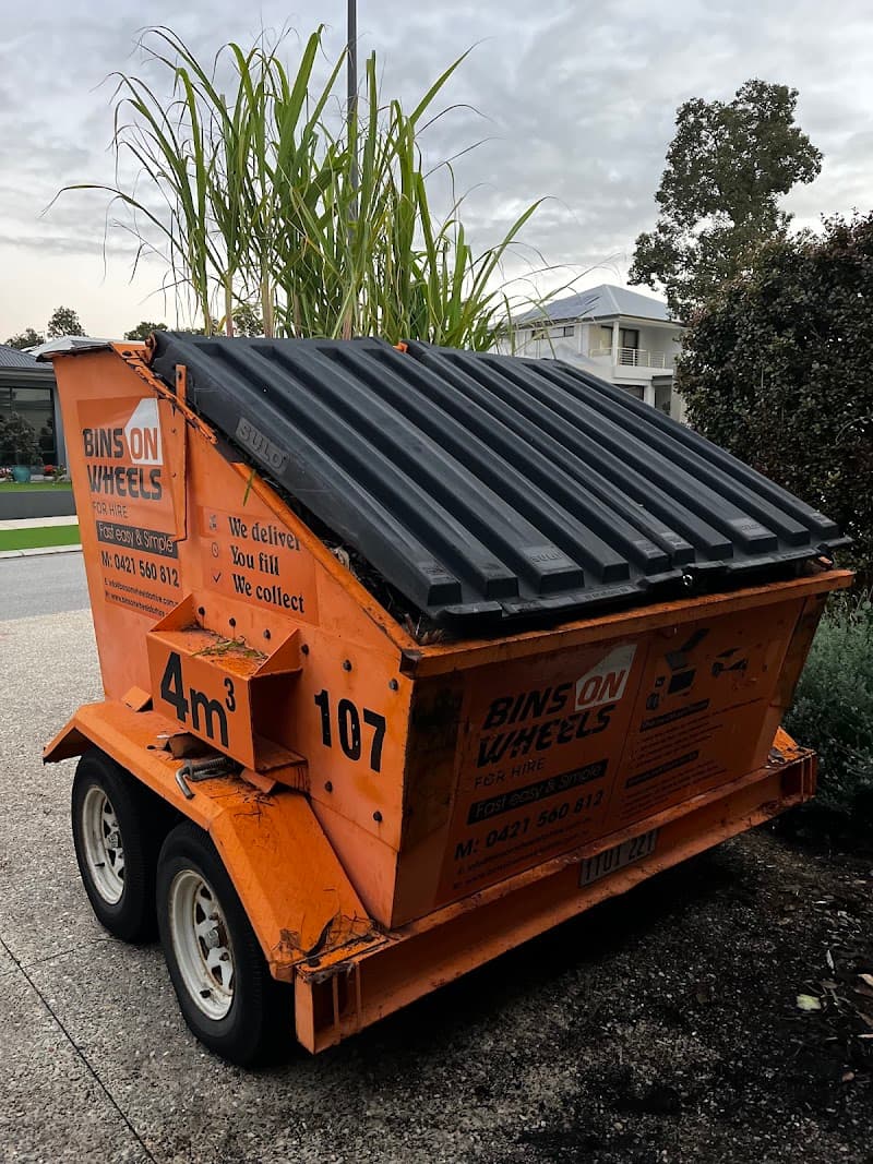 Bins on Wheels for Hire rubbish removal work in Middle Swan