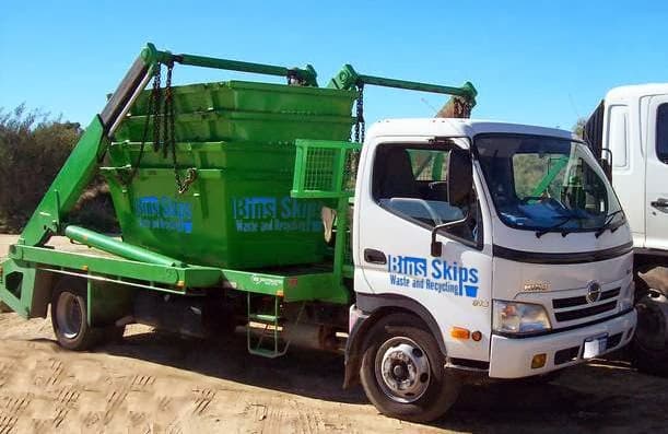 Bins Skips Waste and Recycling Central Coast rubbish removal work in Long Jetty