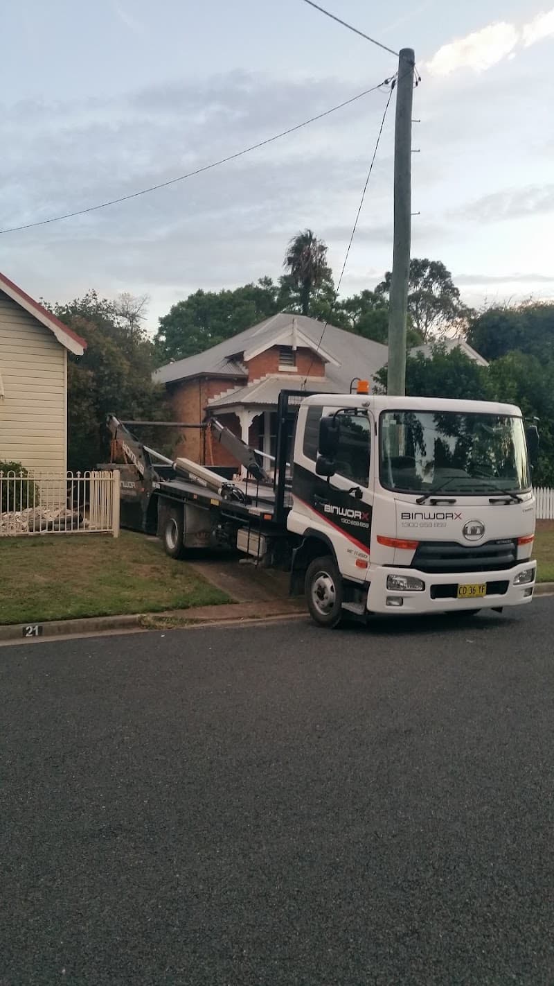 Binworx Skip Bins Newcastle & Lake Macquarie rubbish removal work in Charlestown