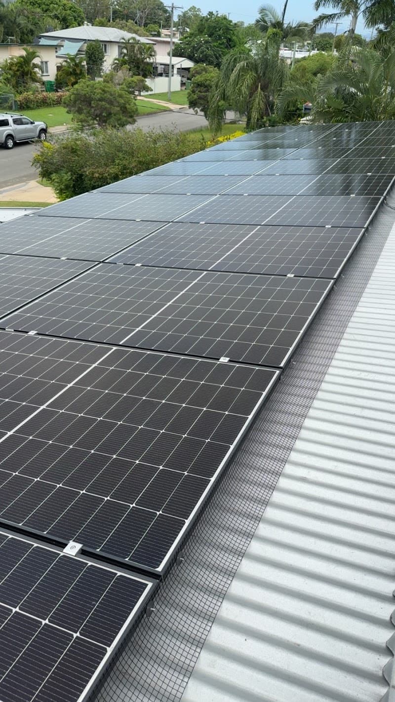 Bird Proof Solar Townsville solar panel installation work in Garbutt