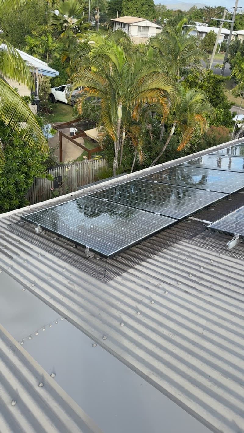 Bird Proof Solar Townsville solar panel installation work in Garbutt