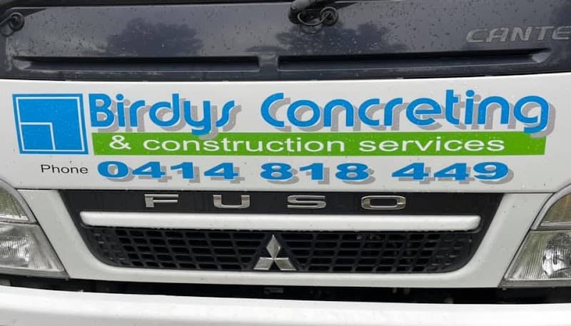 Birdy's Concreting and Construction Services concreting work in Dunbogan