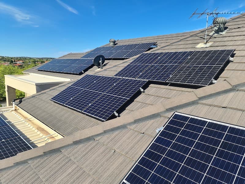 BJ Energy solar panel installation work in Redwood Park