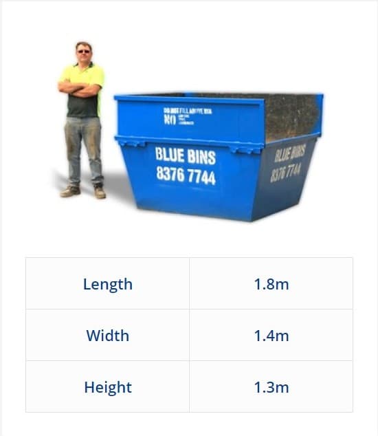 Blue Bins Waste Pty Ltd (Blue Bins) rubbish removal work in North Plympton