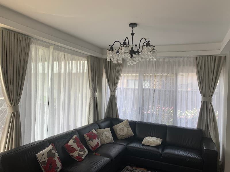 blue curtains and blinds curtains & blinds work in Merrylands