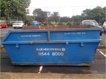 Blue Heeler Bins rubbish removal work in Caringbah South