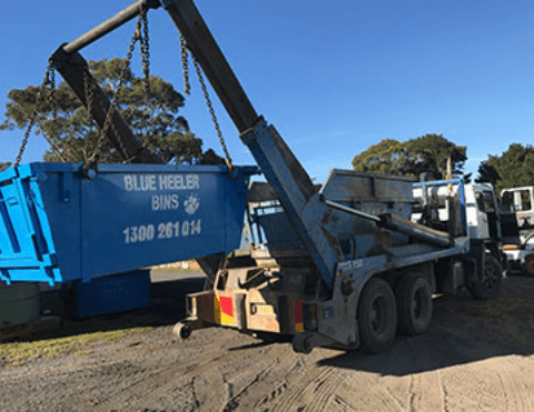 Blue Heeler Bins rubbish removal work in Caringbah South