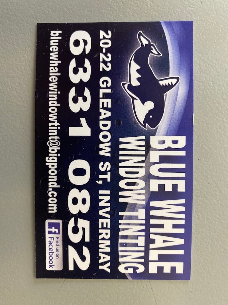 Blue Whale Window Tinting window tinting work in Invermay
