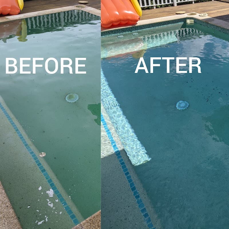 Blue Zebra Pools pool maintenance work in Vincent
