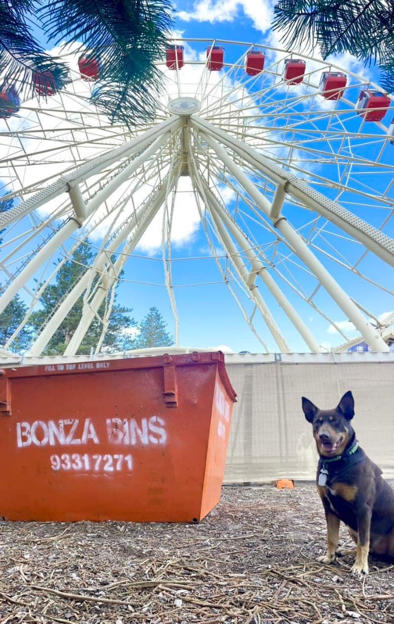 Bonza Skip Bins rubbish removal work in Rockingham
