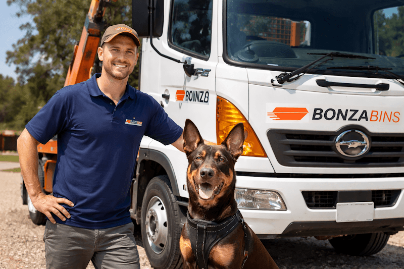 Bonza Skip Bins rubbish removal work in Rockingham