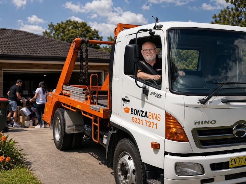 Bonza Skip Bins rubbish removal work in Rockingham