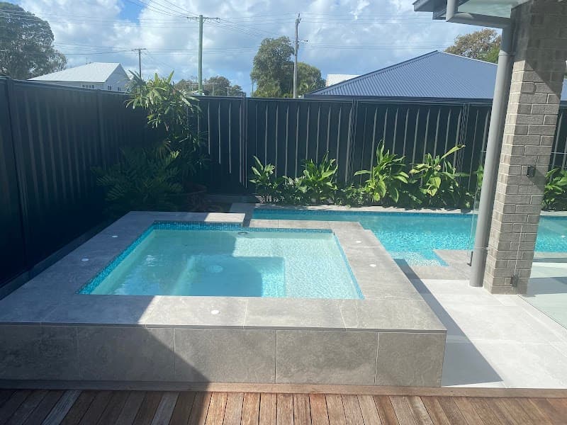 Boomerang Pools pool builder work in Caboolture