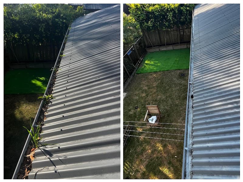 Brisbane Gutter and Solar Cleaning gutter cleaning work in Kenmore