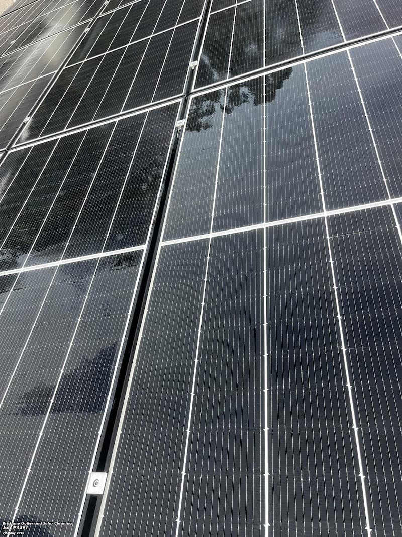 Brisbane Gutter and Solar Cleaning gutter cleaning work in Kenmore